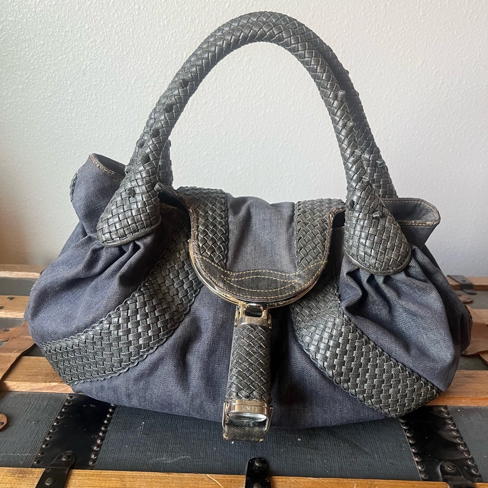 RARE vintage denim Fendi Spy bag! 😍